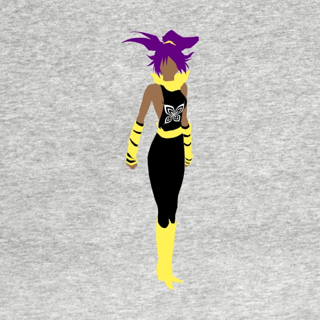 Yoruichi Silhouette by A_Buddy89